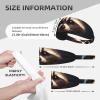 YYHWHJDE Elastic unisex sports headband Moisture Wicking Athletic for Running, Working Out,Outdoor sports Little Raccoon Face Pattern, Black view 4