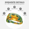 YYHWHJDE Elastic Unisex Sports Headband Moisture Wicking Athletic for Running, Working Out,Outdoor Sports Funny Frogs Prints, Black view 3
