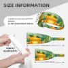 YYHWHJDE Elastic Unisex Sports Headband Moisture Wicking Athletic for Running, Working Out,Outdoor Sports Funny Frogs Prints, Black view 4