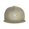 Born to Play Hockey Forced to Go to School Snapback Hats for Men Baseball Cap Trucker Hat Flat Brim Hats Natural view 2