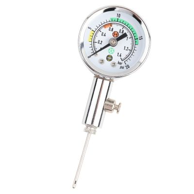 Ball Pressure Gauge, Mini Ulitity Air Pressure Barometer Tool for Basketball Football Volleyball
