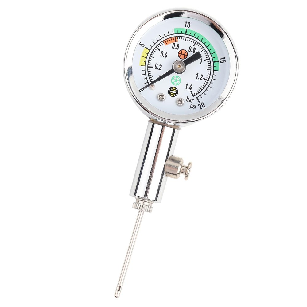 Ball Pressure Gauge, Mini Ulitity Air Pressure Barometer Tool for Basketball Football Volleyball