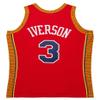 Mitchell & Ness Allen Iverson Philadelphia 76ers HWC 2004-05 Mens Swingman Jersey (US, Alpha, Large, Regular, Regular, Polyester) Red view 2