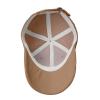 BROLEO Beige Curved Eaves Baseball Cap Hat Fashion Men Womens Corduroy Luxurious Gold Tones,Butterfly and Cello Picture, Khaki, One Size view 3