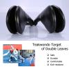Bnineteenteam 2 Pack Taekwondo Kick Pads, Striking Pad Target Karate Kicking Target for Kids Youth Adult Black view 4