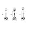 Luxe Modz 15 Pcs 14G Belly Button Rings Navel Rings for Women Belly Piercing Jewelry Belly Barbell Piercing Jewelry 10mm Ring Body Bar 3/8" view 2