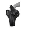 Pusat Holster Premium Leather Thumb Break Gun Belt Holster 6 inch 357 MAG for Revolver Smith Wesson 686 L Frame 6-7 Shot (Black Right Hand, 6 inch) view 2