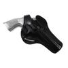 Pusat Holster Premium Leather Thumb Break Gun Belt Holster 6 inch 357 MAG for Revolver Smith Wesson 686 L Frame 6-7 Shot (Black Right Hand, 6 inch) view 3