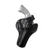 Pusat Holster Premium Leather Thumb Break Gun Belt Holster 6 inch 357 MAG for Revolver Smith Wesson 686 L Frame 6-7 Shot (Black Right Hand, 6 inch) view 4