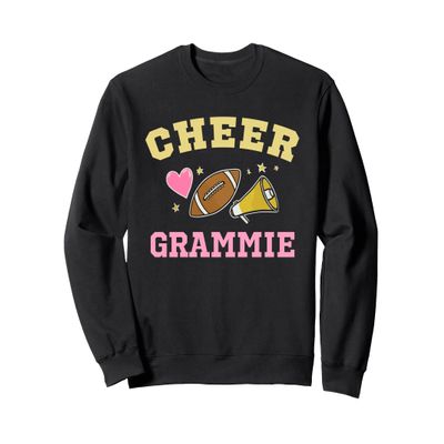 Cheer Grammie Heart Fan Cheerleader Cheerleading Football Sweatshirt