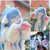 Rolamumu Anime Style Hood, Furry Animal MaskWearable Hood Party Disguise, Lolita Cosplay Costume Headgear With Cat Paw Gloves (Color : 9) view 4