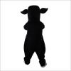 Eamior Black and White Cow Mascot Costume Adult Size for Men & Women with Built-in Fan Inside the Head view 3