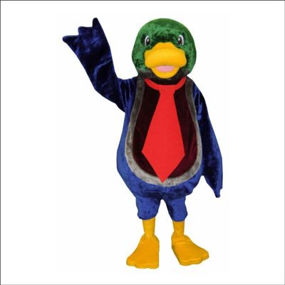 Eamior College Handsome Duck Mascot Costume Adult Size for Men & Women with Built-in Fan Inside the Head