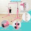 FC FUNCHEER Foldable Gymnastics Bar,5FT Horizontal bar,Adjustable Kids Training bar for Kids Ages 3-15,Kids Gymnastics bar,Triangle Stable Structure-Gym Equipment for Home view 3