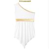 Agoky Men's Adult Ancient Grecian Toga Costume for Couple Halloween Greek Costumes Roman Party Outfits Burgundy 3X-Large view 4