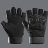 ANJMEICH Sports Half Finger Gloves, Unisex Fitness Training Outdoor Cycling Drop-Resistant Hiking Gloves (Black, XL) view 1