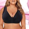 Akklian Womens Fashion Push up Bras for Women Front Closure Bra Full Coverage Back Support Everyday Wireless Comfy Unpadded Cup Brassiere view 2