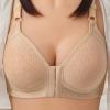 Akklian Push up Bras for Women Front Closure Bra Full Coverage Back Support Everyday Wireless Comfy Unpadded Cup Brassiere view 2