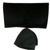 Akklian Women Bandeau Bra Strapless Comfort Wireless Bra with Slip Silicone Bandeau Polishing Gathered Underwear Tube Top Bra Black view 4