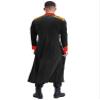 Agoky Men's Ringmaster Circus Steampunk Jacket Gothic Victorian Renaissance Ring Leader Tailcoat Black 3X-Large view 4