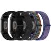 VNDAPT 4 Pack Nylon Watch Bands Compatible with Fitbit Charge 6/Fitbit Charge 5, Adjustable Breathable Replacement Nylon Wristband Fitbit Charge 5 Charge 6 Sport Strap for Women Men view 2