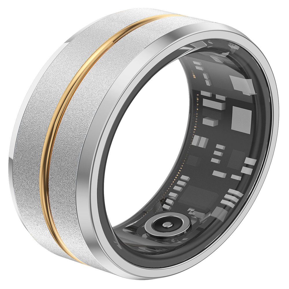 Smart Fitness Ring for Men & Women - Waterproof Sleep & Heart Rate Monitor - Compatible with iOS & Android