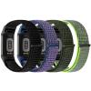 VNDAPT 4 Pack Nylon Watch Bands Compatible with Fitbit Charge 6/Fitbit Charge 5, Adjustable Breathable Replacement Nylon Wristband Fitbit Charge 5 Charge 6 Sport Strap for Women Men view 2