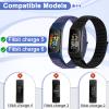 VNDAPT 4 Pack Nylon Watch Bands Compatible with Fitbit Charge 6/Fitbit Charge 5, Adjustable Breathable Replacement Nylon Wristband Fitbit Charge 5 Charge 6 Sport Strap for Women Men view 4