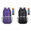 ZOMAKE 20L Ultra Lightweight Hiking Backpacks Water Resistant Daypack for Women Men Purple and Black view 1