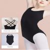 DanceDaily Big Girls Camisole Ballet Leotard Cotton Black Dance Outfit for Gymnastics, Skating, Ballerina view 4