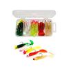 20pcs Soft Fishing Lures with 0.12oz Angler's Lead Fishing Hooks, Swim Baits, Fishing Bait for Bass Fishing, Trout Crappie Fishing, Fishing Kit for Freshwater and Saltwater view 1