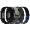 VNDAPT 4 Pack Nylon Watch Bands Compatible with Fitbit Charge 6/Fitbit Charge 5, Adjustable Breathable Replacement Nylon Wristband Fitbit Charge 5 Charge 6 Sport Strap for Women Men view 2
