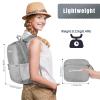 ZOMAKE 20L Ultra Lightweight Packable Backpacks for Hiking and Travel (Silver Gray and Navy Blue) view 3