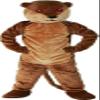 Brown otter Mascot Costume Adult Size for Men & Women with Built-in Fan Inside the Head CUSTOMIZE view 1