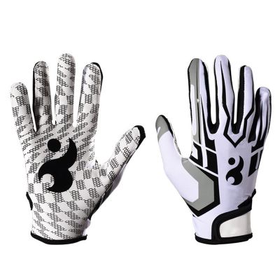 Xiuganpo 3.0 Youth Football Gloves, Anti Slip Adjustable Youth Silicone Grip Football Gloves with Silicone Material, Breathable Sports Kids Football Receiver Gloves (M), Medium, Xiuganpoit8cy60geb-12