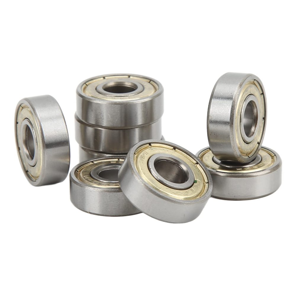 608ZZ Deep Groove Ball Bearing, ABEC 11 Carbon Steel Sealed Skateboard Bearings Metal Seal Bearings for Roller Skates Dance Boards