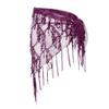 APLVFFZH Belly Triangle Dance Hip Scarf Wrap Waistband Skirt Sequin Tassel Dancewear, Purple, as described view 1