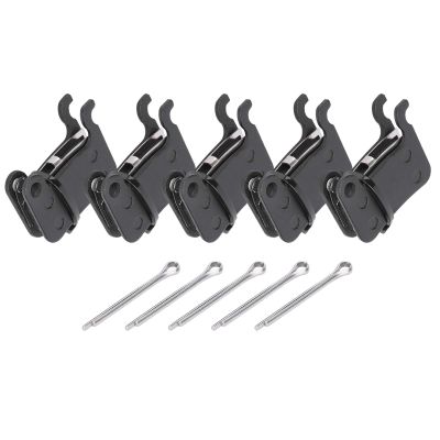 Disc Brake Pads, Resin Semi-Metal Pads for Bicycle, Exercise Bikes, High-Performance Brake Pads with Quiet Braking
