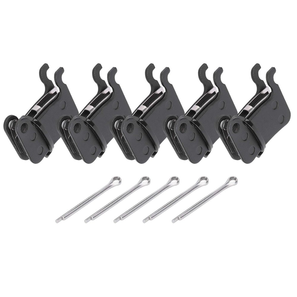 Disc Brake Pads, Resin Semi-Metal Pads for Bicycle, Exercise Bikes, High-Performance Brake Pads with Quiet Braking