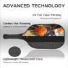 KUAVETO Pickleball Paddles Set, All The DIY Fun You can Have with Landscape-AM101 Pattern Custom Made Honeycomb Polymer Core- Includes 2 Paddles, 4 Balls, and a Carry Bag view 3