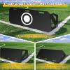 Ugnxery Upgrade 3-Angles Soccer Rebounder Board, Portable Soccer Wall for Adults & Kids, Foldable Soccer Training Equipment for Passing & Shooting Practice view 2