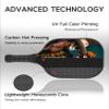 KUAVETO Pickleball Paddles Set, All The DIY Fun You can Have with Skull-AM313 Pattern Custom Made Honeycomb Polymer Core- Includes 2 Paddles, 4 Balls, and a Carry Bag view 3