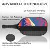 KUAVETO Pickleball Paddles Set, All The DIY Fun You can Have with Mountain-AM56 Pattern Custom Made Honeycomb Polymer Core- Includes 2 Paddles, 4 Balls, and a Carry Bag view 3