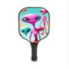 KUAVETO Pickleball Paddles Set, All The DIY Fun You can Have with Alien-AM201 Pattern Custom Made Honeycomb Polymer Core- Includes 2 Paddles, 4 Balls, and a Carry Bag view 4