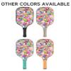 KUAVETO Pickleball Paddles Set, All The DIY Fun You can Have with Candy-AN12 Pattern Custom Made Honeycomb Polymer Core- Includes 2 Paddles, 4 Balls, and a Carry Bag view 2