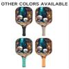KUAVETO Pickleball Paddles Set, All The DIY Fun You can Have with Skull-AM126 Pattern Custom Made Honeycomb Polymer Core- Includes 2 Paddles, 4 Balls, and a Carry Bag view 2