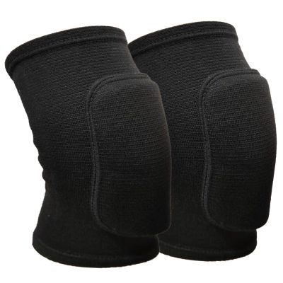 Anti slip sponge, soft and breathable men's, women's, girls', and children's black knee pads suitable for sports scenes such as volleyball, football, dance, yoga, wrestling, running, cycling, etc (Black, Small)