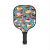 KUAVETO Pickleball Paddles Set, All The DIY Fun You can Have with Cake-AN26 Pattern Custom Made Honeycomb Polymer Core- Includes 2 Paddles, 4 Balls, and a Carry Bag view 4