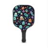 KUAVETO Pickleball Paddles Set, All The DIY Fun You can Have with Ghosts-AN5 Pattern Custom Made Honeycomb Polymer Core- Includes 2 Paddles, 4 Balls, and a Carry Bag view 4