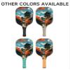 KUAVETO Pickleball Paddles Set, All The DIY Fun You can Have with Landscape-AM95 Pattern Custom Made Honeycomb Polymer Core- Includes 2 Paddles, 4 Balls, and a Carry Bag view 2